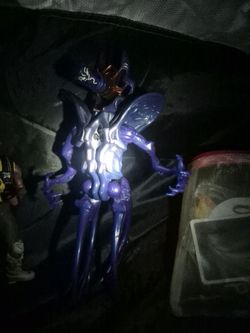 Purple Alien Insect Action Figure