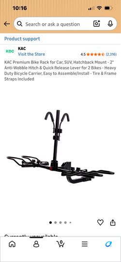 Fat tire or reg 2 bikes rack