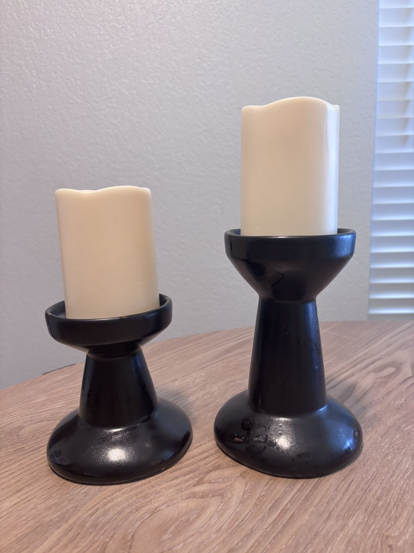 Black/Brown Candle Holders