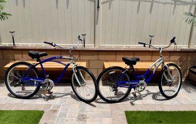 Schwinn Tornado 26” Beach Cruiser SET his & hers