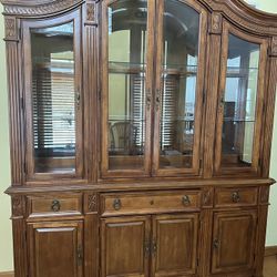 China Cabinet And Dinning Room Set