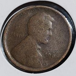 1909 Lincoln Penny Coin One Cent Copper 