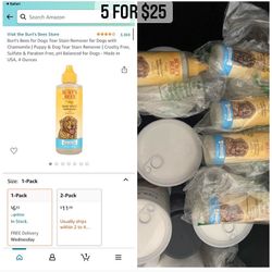 Burts Bees Tear Stain Remover 5 For $25