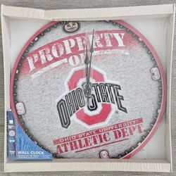 The Ohio State Buckeyes 16in Clock