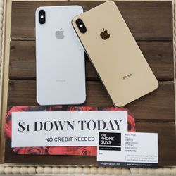 Apple iPhone Xs - $1 DOWN TODAY, NO CREDIT NEEDED