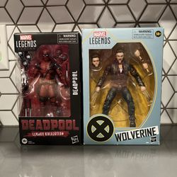 Marvel Legends Deadpool Legacy Collection And Wolverine Logan 20th Anniversary