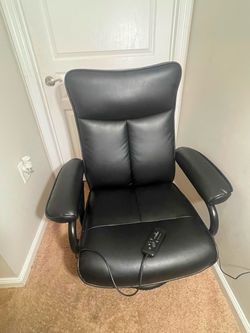 Massage recliner chair with remote like new -newport news