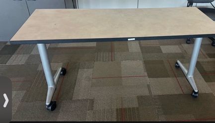 Steelcase office desks training classroom tables