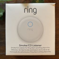 Ring Smoke & Listener - New in Box 