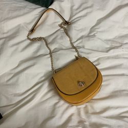 Gold Yellow Side Body Purse
