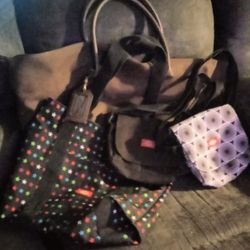 3 Dickies and a large travel bag  lot 