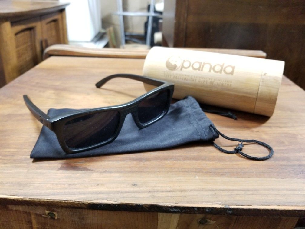 Panda Wooden Sunglasses "Kennedy" (FSC-certified Sustainable Materials)