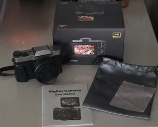 4K Digital Camera for Photography 64MP