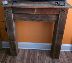 Wooden Mantel