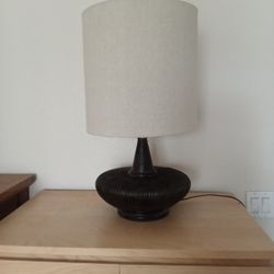Modern Dark Ceramic Table Lamp