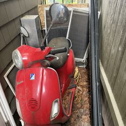Red Vespa 49cc For Sale 