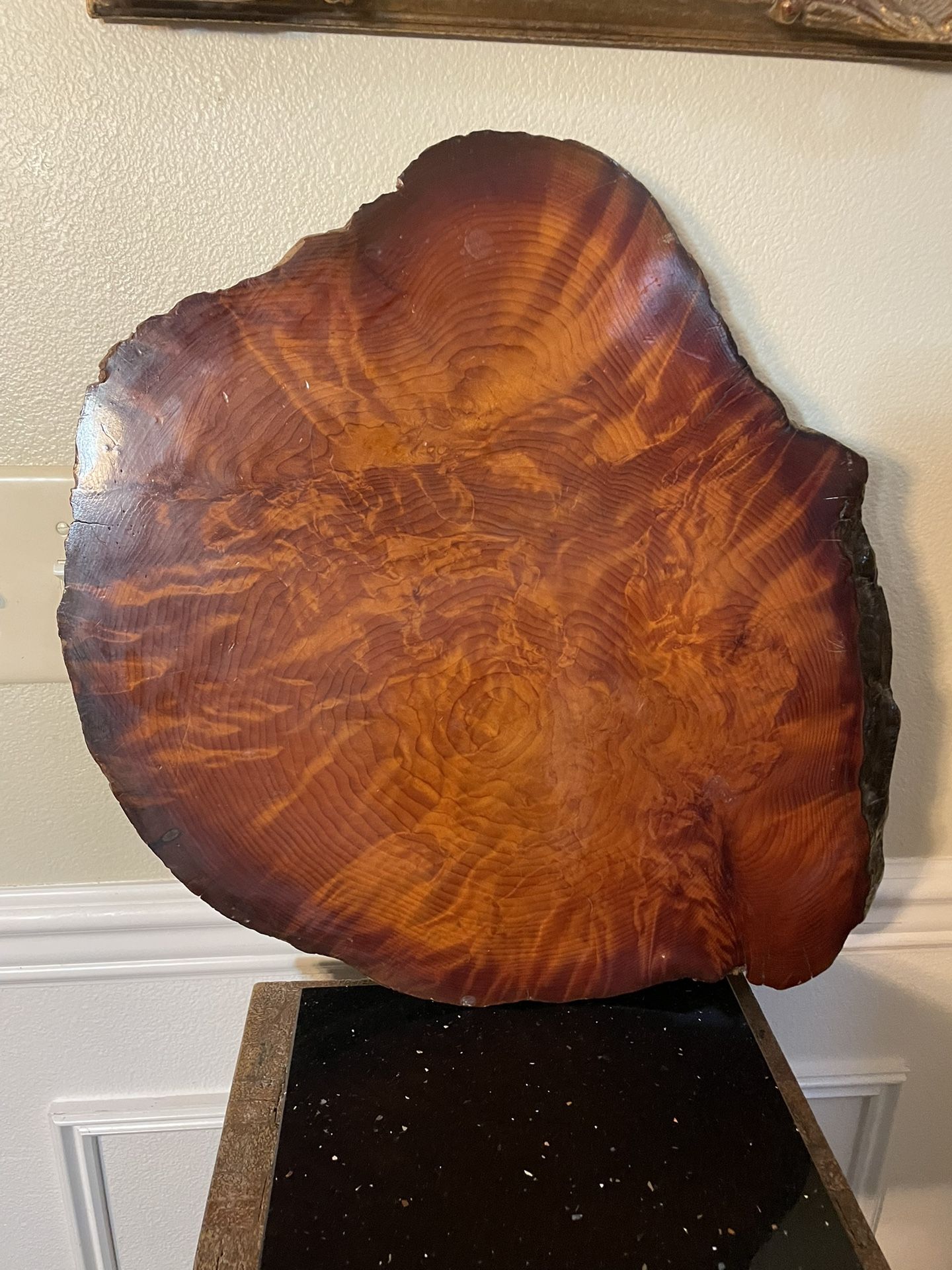 Live Edge Wood Slab 19”x16” ( Just Top , Not Table )