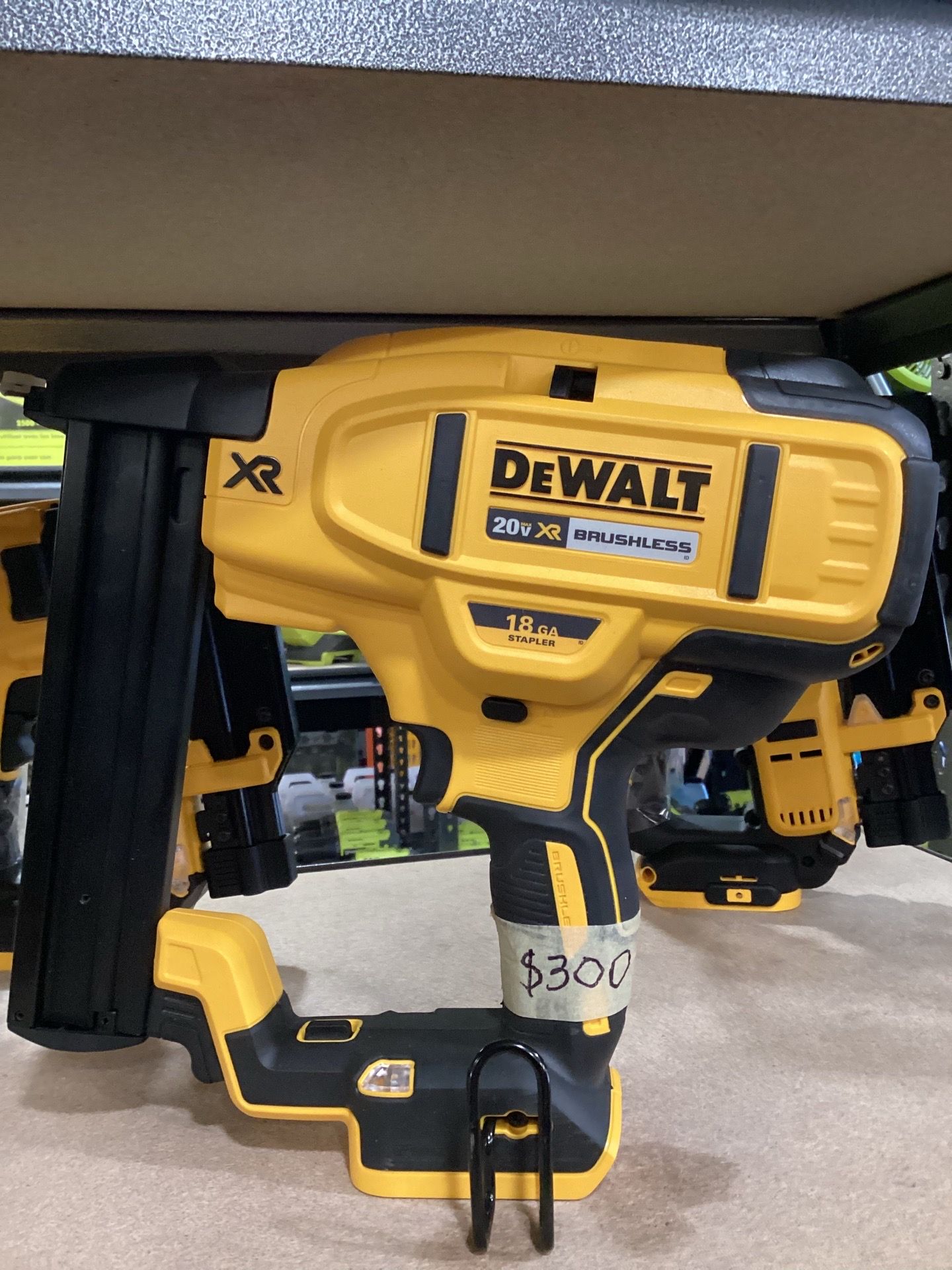 Dewalt 20v XR Brushless 18ga Narrow Crown Stapler (Tool-Only) $300