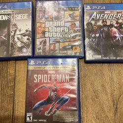 Ps4 video Games 