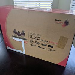 New In Box Viewsonic 22" 1080p Monitor With Speakers