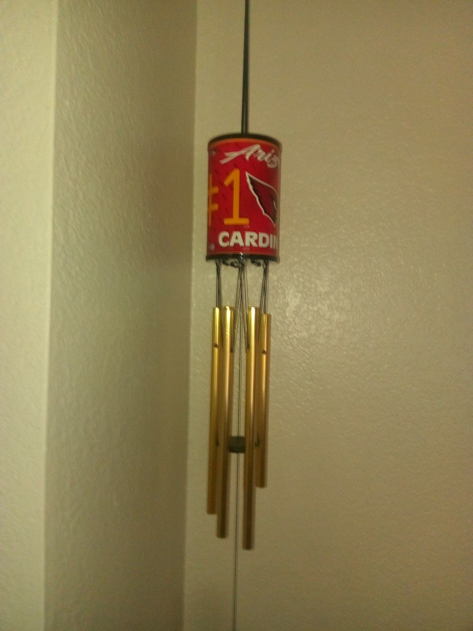 Cardinals wind chime