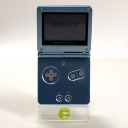 Nintendo Game Boy Advance SP Handheld Game Console Only AGS-001 Pearl Blue