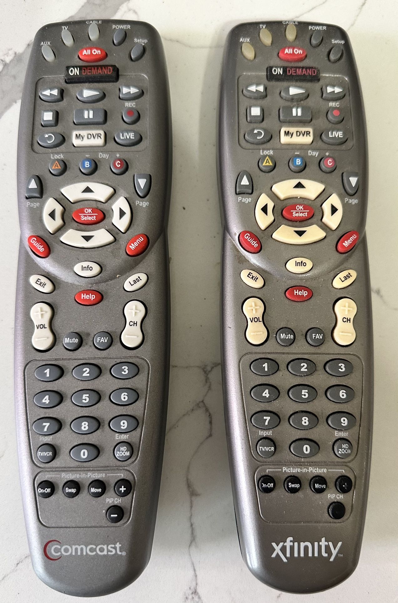 Xfinity/Comcast Remotes