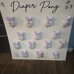 Diaper Pong Board