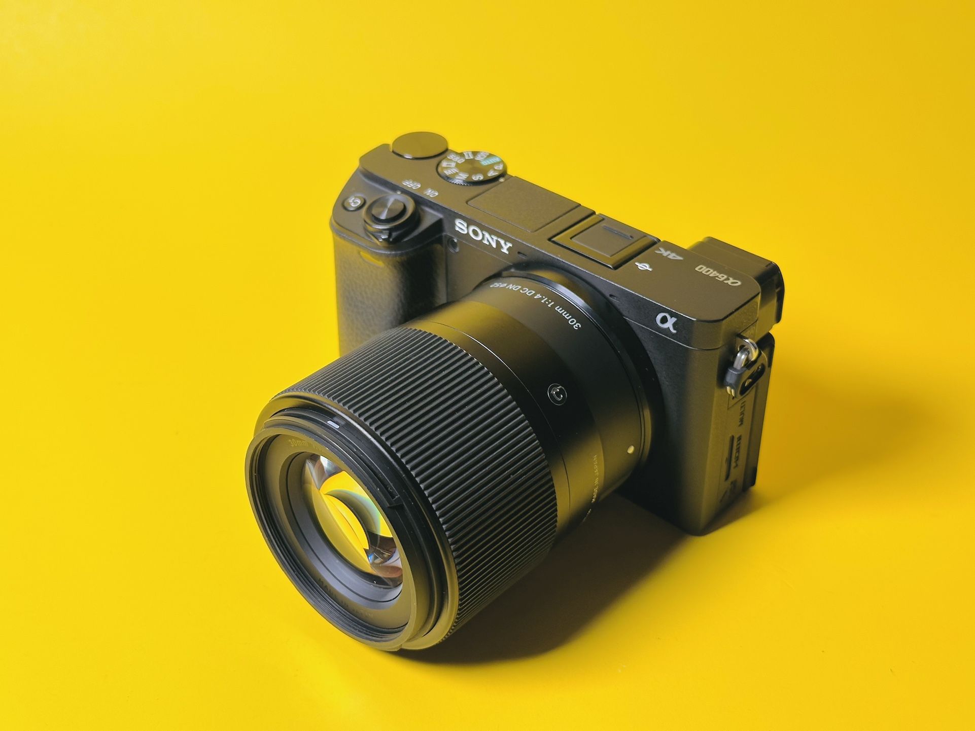 Sony A6400 with Sigma 30mm F/1.4 Lens