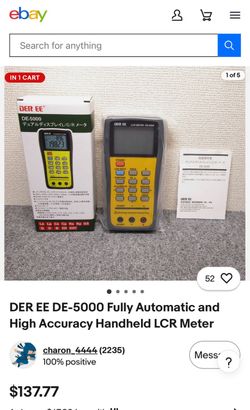 New Hand held LCR meter