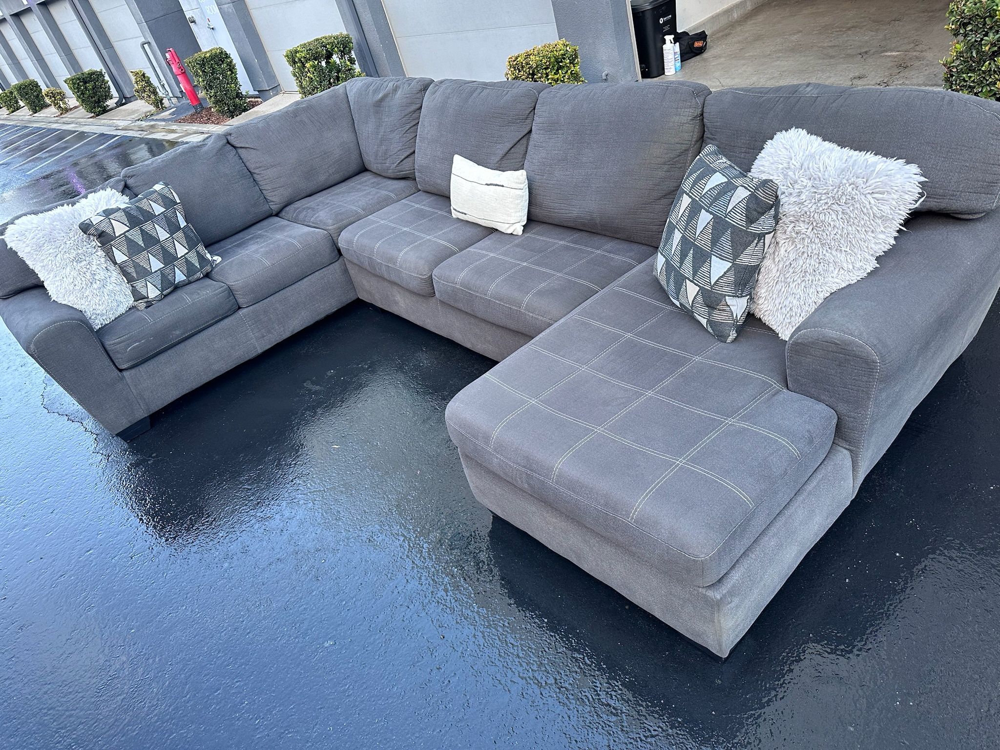 Grey Sectional Couch