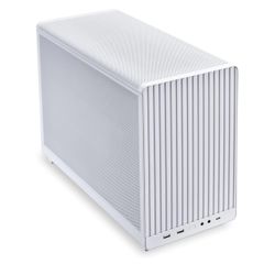 LIAN LI MID TOWER PC CASE, Support Motherboards With Up To 4 Expansion Slots.  ANY SIZE GPU. Metallic Translucent SIDE & TOP MESH COVERS.  A3-MATX-WD