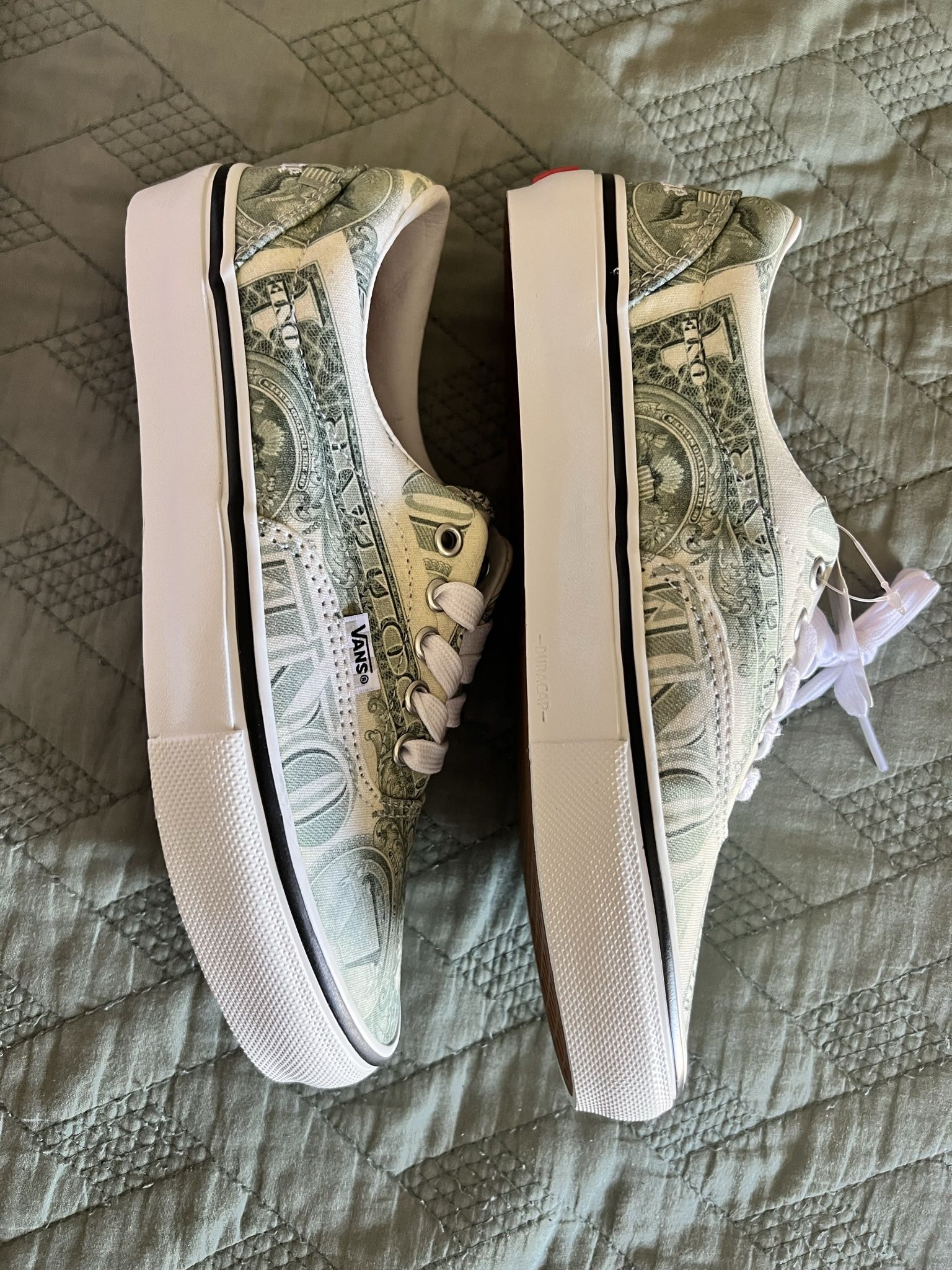 Supreme Vans Skate Era Dollar Bill