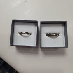 Wedding Ring  White Gold 14 K