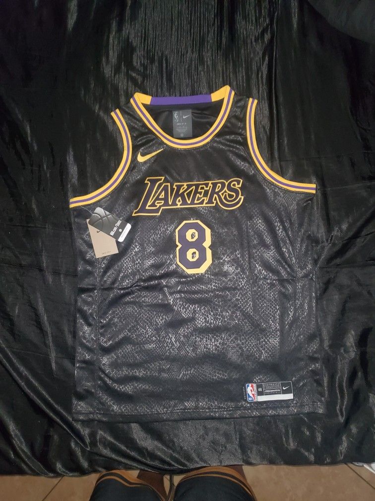 Kobe Bryant Black Mamba City Edition Nike Los Angeles Lakers Jersey #8 #24, Large