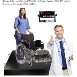 Portable Medical Wheelchair Scale 