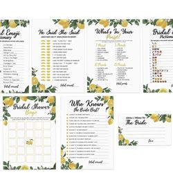 Lemon Themed Bridal Shower Supplies