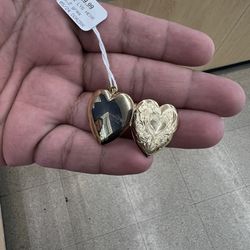 Gold Heart Pendant / Locket