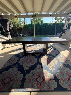Solid Wood Dining Table 96"x40"