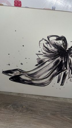 Shoe canvas picture