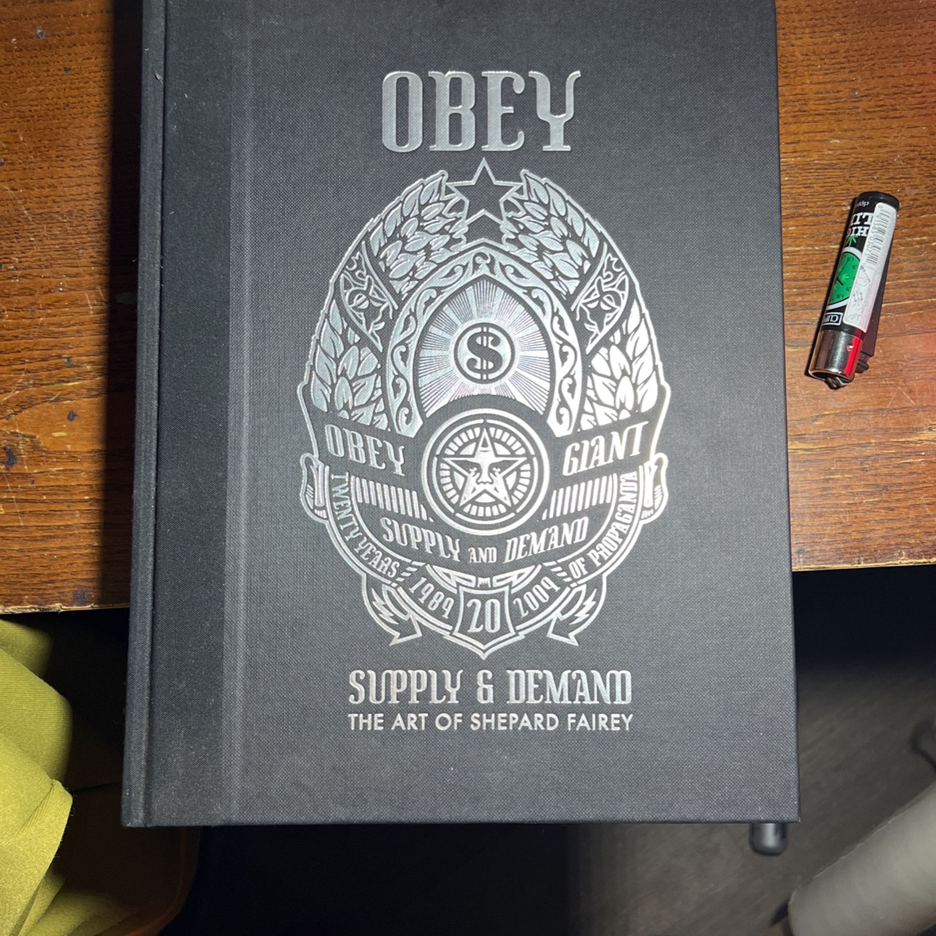 Shepard Fairey’s Supply & Demand Hard Cover Autographed Book Of Art  Can Ship 