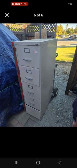 Steelcase 5-Drawer Vertical Filing Cabinet