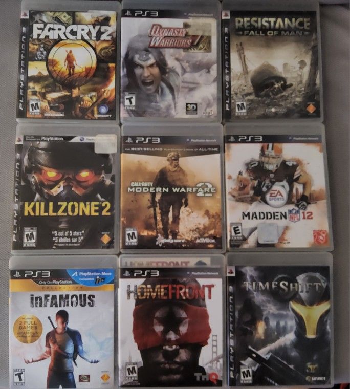 PS3 GAME LOT