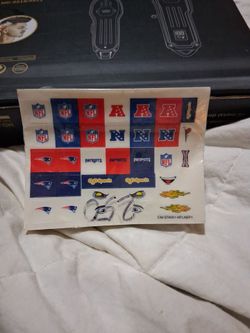 250 NFL New England Patriots Sticker Sheets