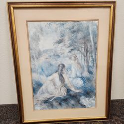 Renior  Framed Art Print of In The Meadow