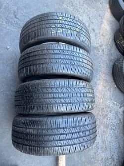Set of 4 nice tires 215/55/17 ( We install & balance )