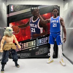 Hasbro NBA Philadelphia 76ers Starting Lineup Basketball Series 1 Joel Embiid Single Figure