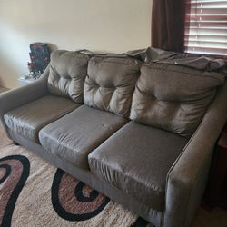 Sofa /foldout bed, recliner, sofa recliner, 2 side tables, coffee table MOVING SALE