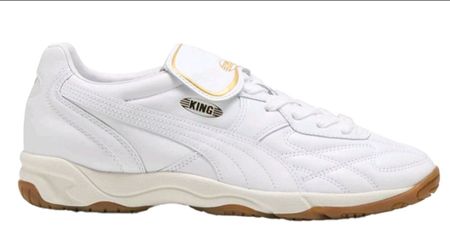 PUMA King Indoor Lace Up  Men's Size 8.5 White Sneakers Casual Shoes (contact info removed)2 New without box
