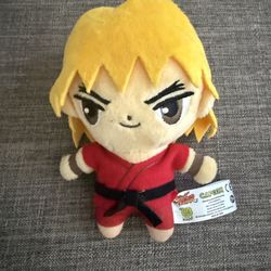 Capcom Street Fighter Little Buddy Ken Plush Dangler Collectible